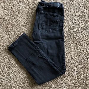 American Eagle black super stretch skinny jeans